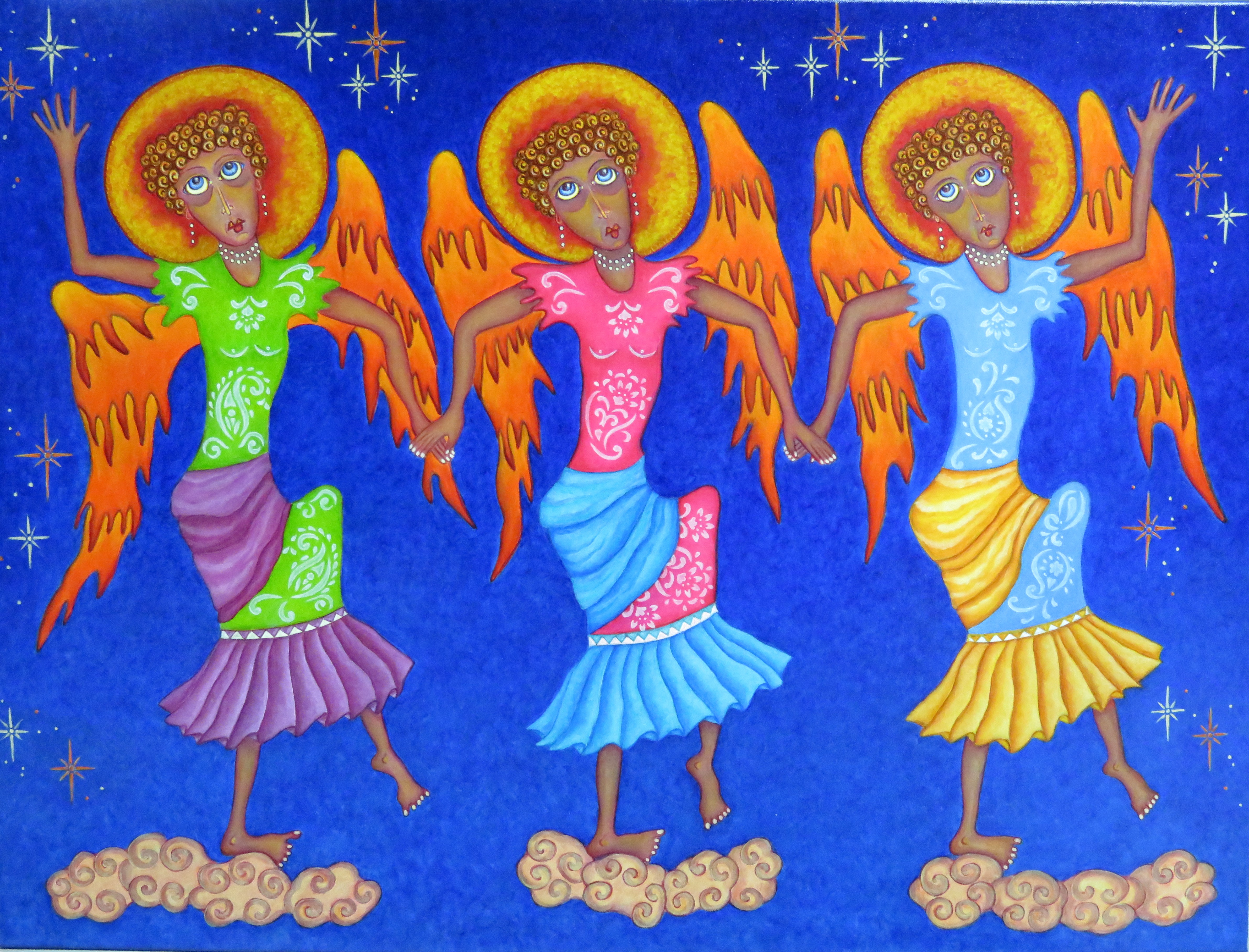 Three Dancing Angels
